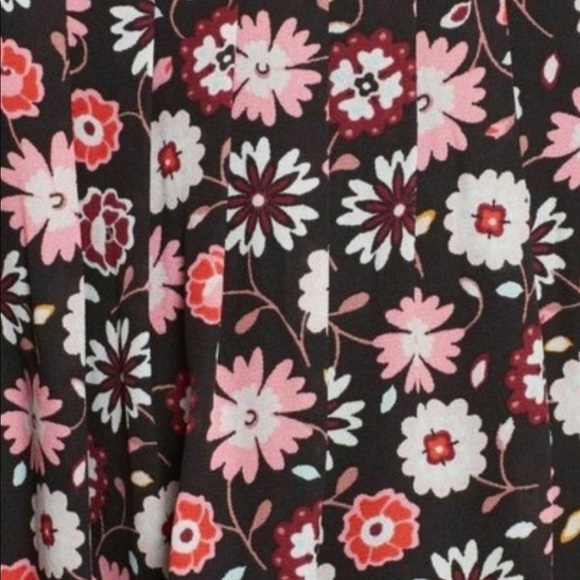 KATE SPADE SHADOW BUDS PLEATED SKIRT SIZE 10 NWT - Picture 6 of 16